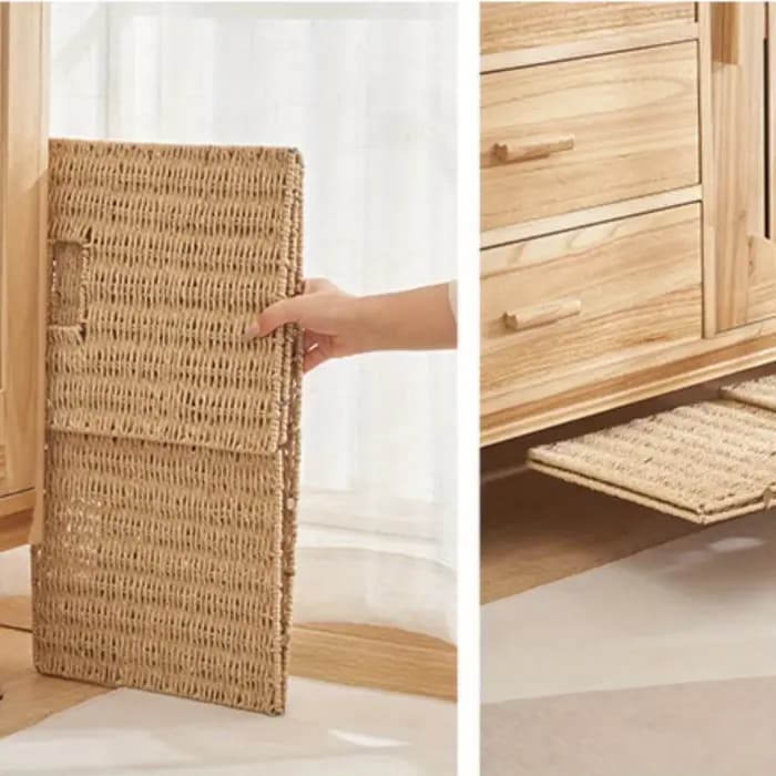 Panier de rangement pliable en forme de cube