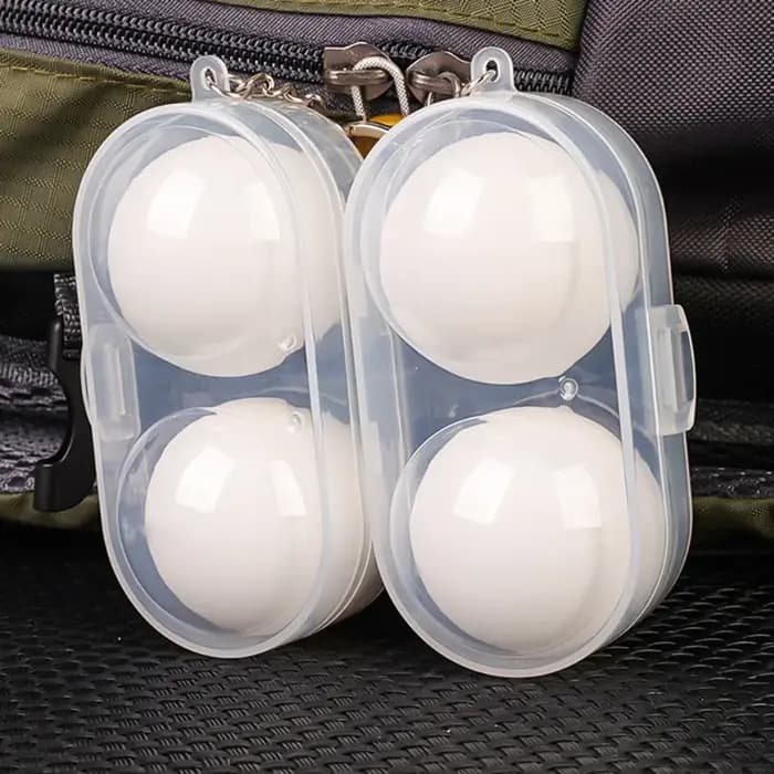 Boîte conteneur de balles de Tennis de Table, boîtier en plastique dur, boîte de rangement de balles de Ping-Pong avec porte-clés, accessoires de Tennis de Table, cadeau