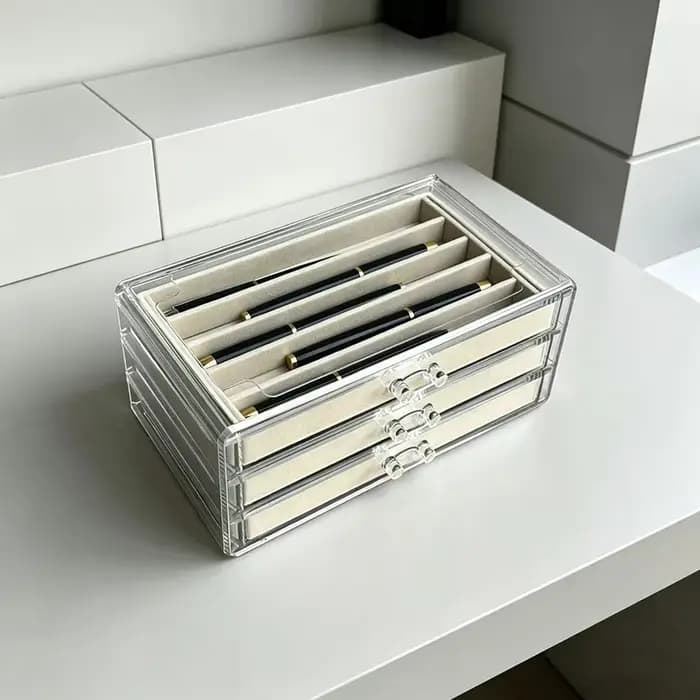 Boîte de rangement pour stylos et stylos à bille