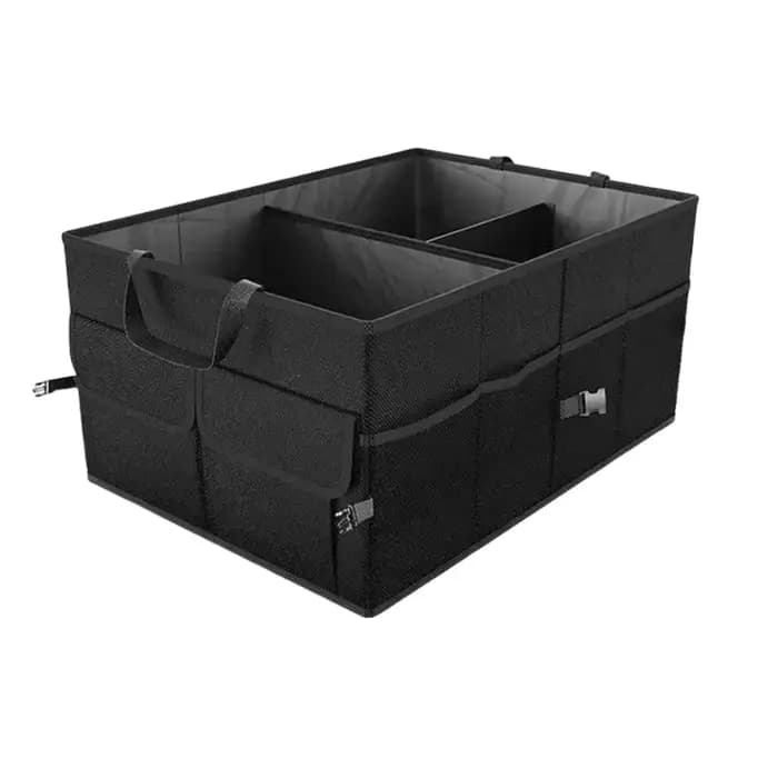 Boîte de rangement de voiture pliable de grande capacité