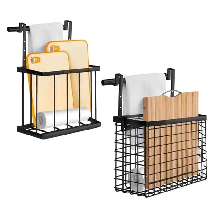 FDDT 2 pièces organisateur de porte d'armoire avec porte-serviettes