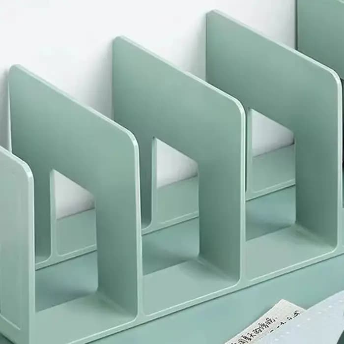 Support de rangement de livres à 4 compartiments