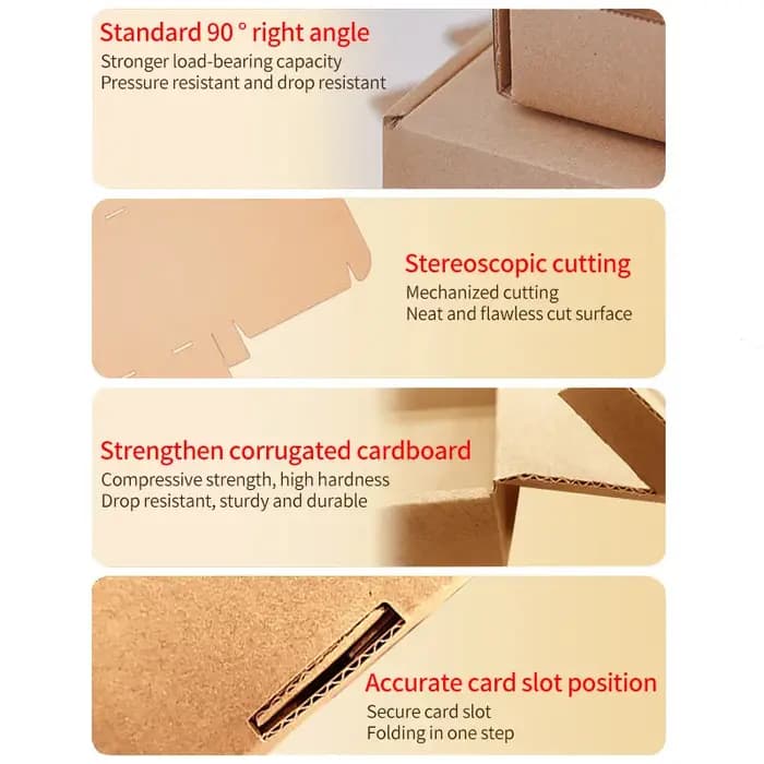 Boîte-cadeau en papier Kraft