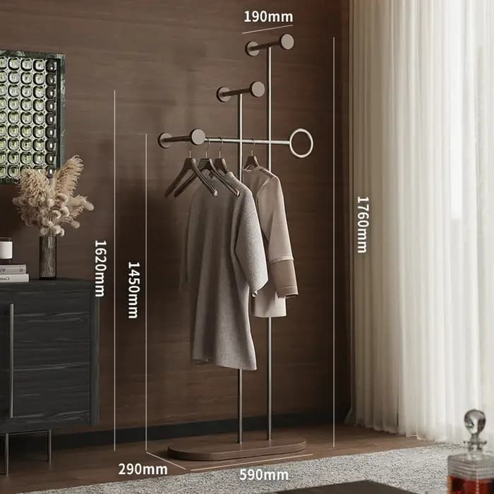 Porte-vêtements Design Vintage hôtel gain De place parapluie debout porte-vêtements placard Stander