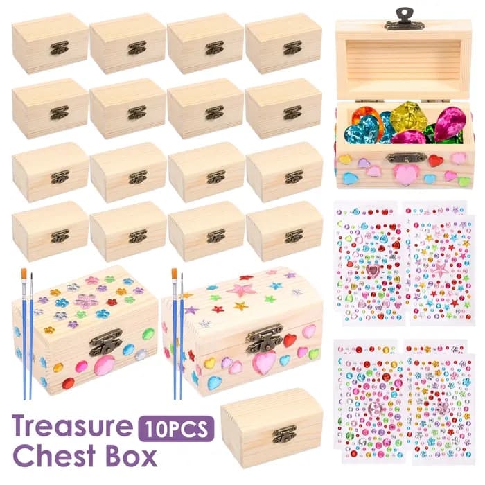 Boîte de rangement de bijoux 10 pièces