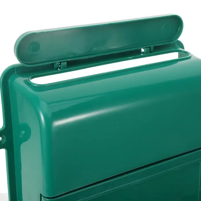 Boîte aux lettres murale en plastique imperméable pour jardin et maison, décoration murale, robuste, légère, style simple