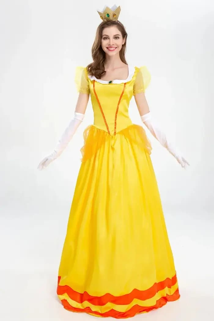Robe de Princesse Rose pour Femme