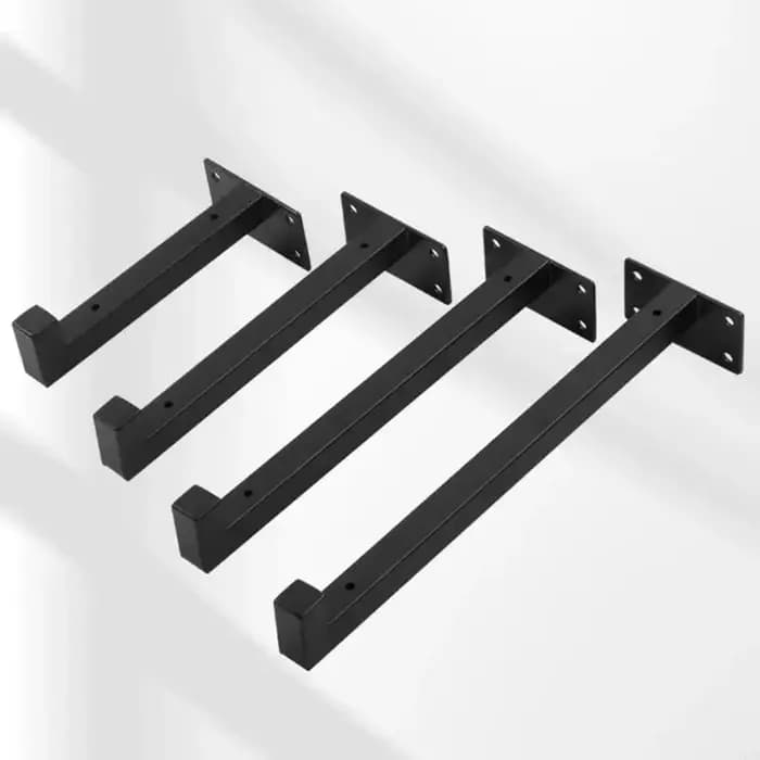 Support support d'étagère en acier à haut carbone avec crochet suspendu pour divers types mur 37JD