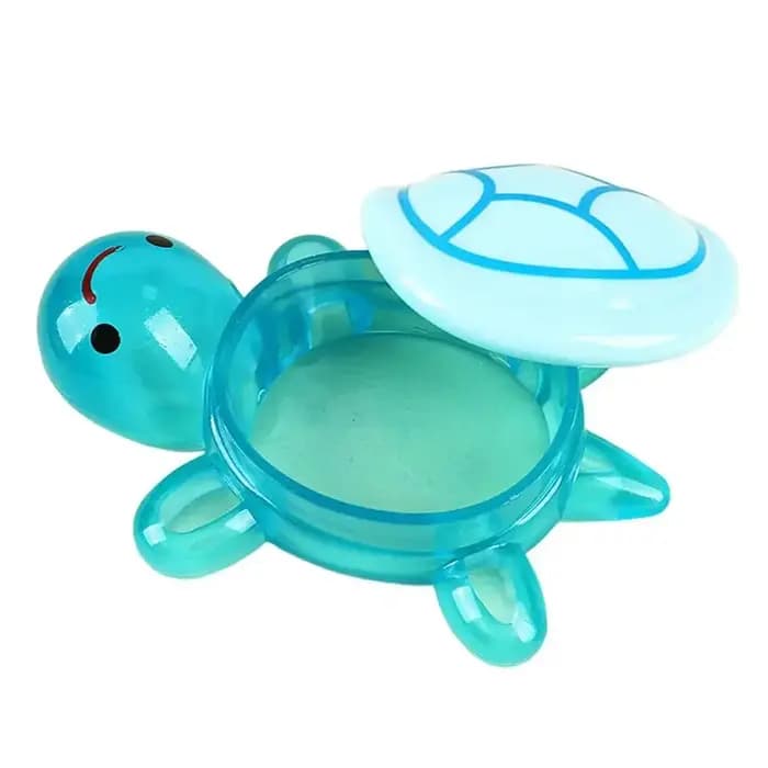 Boîte de rangement tortue lumineuse de dessin animé mignonne