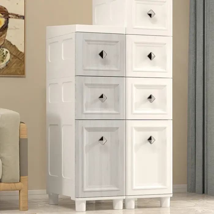 Armoire de rangement multifonctionnelle à fente étroite