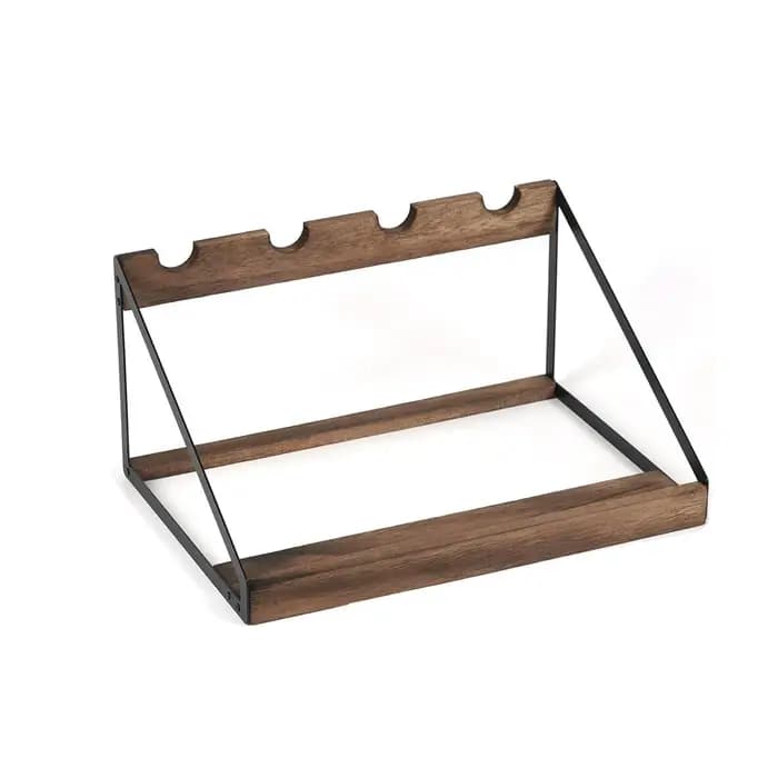 Casier à vin rouge en bois
