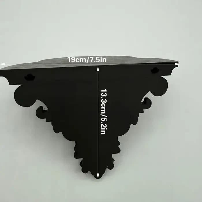 Étagères flottantes modernes robustes noires pour rangement mural, décoration intérieure, bureau, appartement, ferme, hôtel
