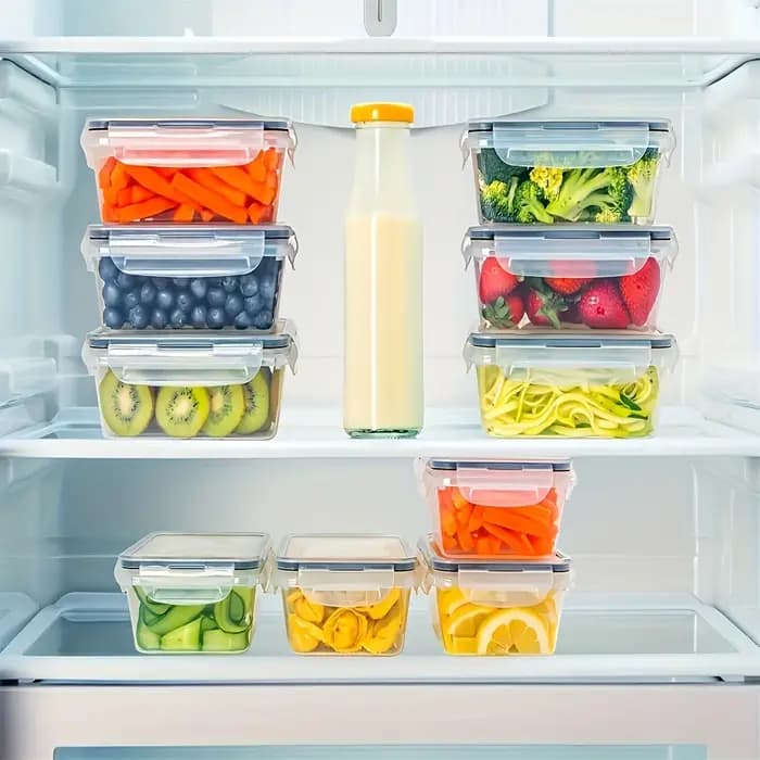 8 boîtes de conservation alimentaire hermétiques