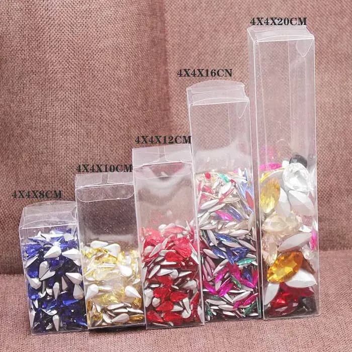 Boîte d'emballage en PVC transparent