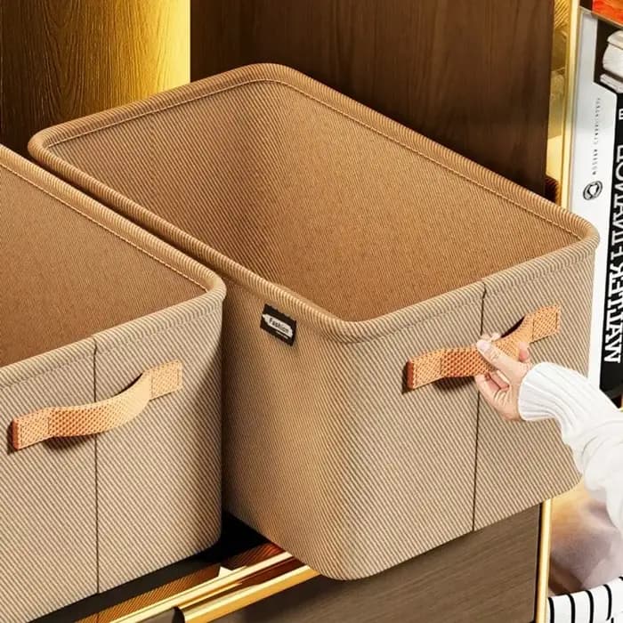 Boîte de rangement pour vêtements et pantalons, panier de rangement pour articles ménagers et jouets, organisation de la garde-robe pour chambre et dortoir.
