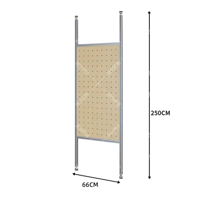 Étagère murale robuste pour panneau perforé, support de rangement et d'affichage, organisateur domes