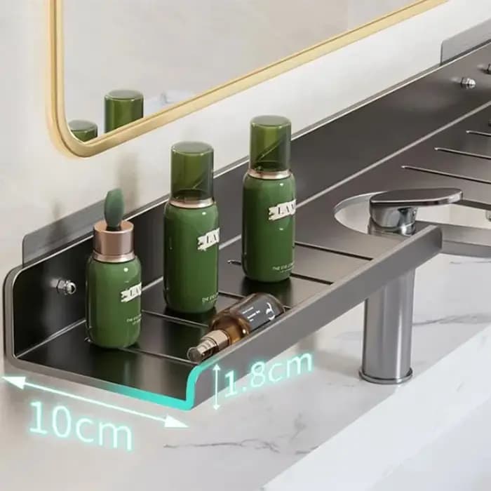 Étagère de rangement murale pour salle de bain