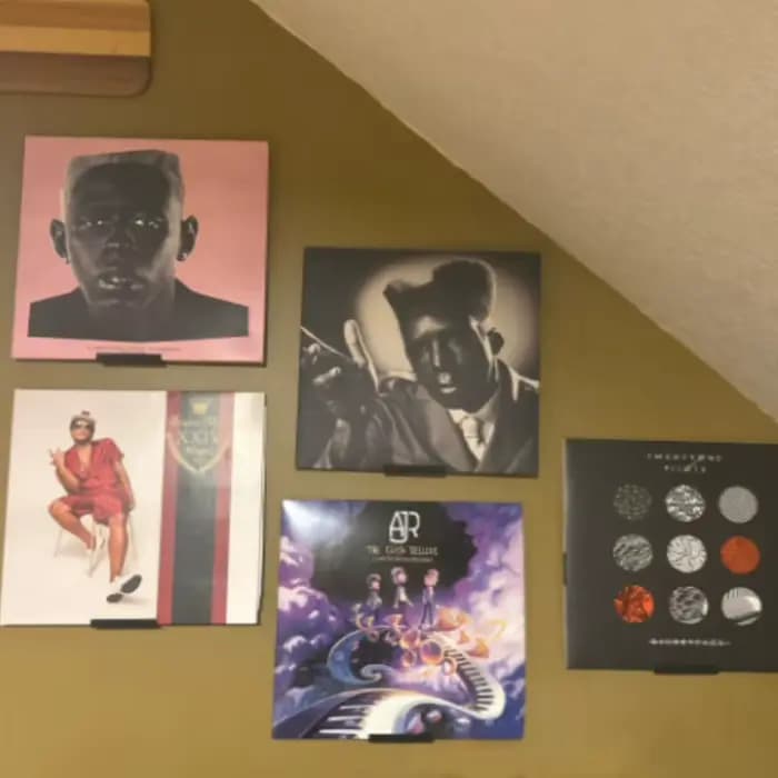 Étagère murale multifonctionnelle pour disques vinyles