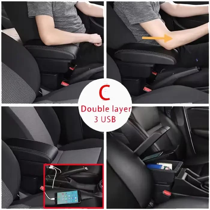 Boîte d'accoudoir pour Suzuki Swift