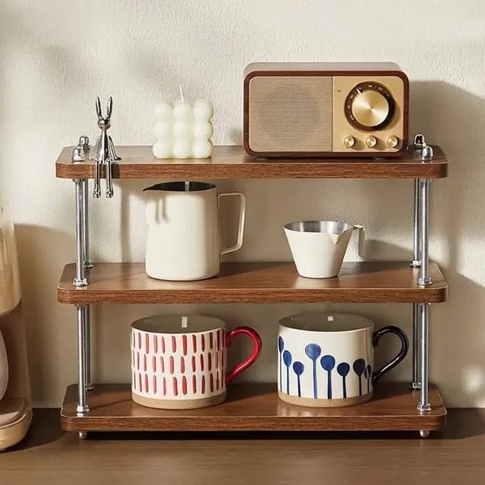 Étagère réglable de style Vintage pour cuisine