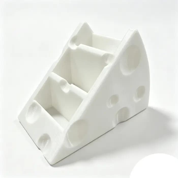 Boîte de rangement pour télécommandes en forme de fromage, support de rangement multi-compartiments