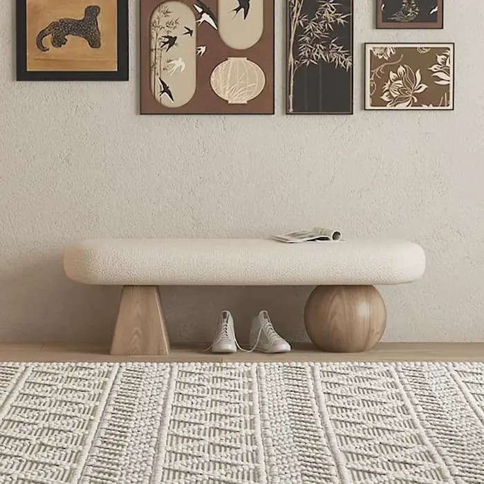 Banc à chaussures nordique