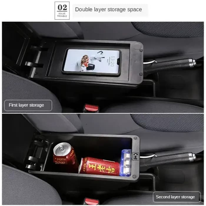 Boîte d'accoudoir pour Suzuki Swift 2005 – 2024