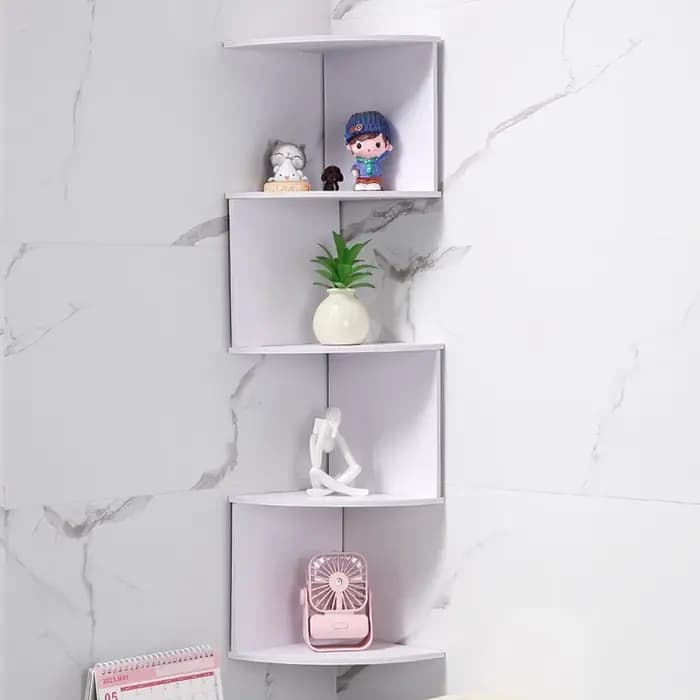 Étagère murale élégante au design moderne, gain de place pour livres et décoration dans la chambre ou le bureau
