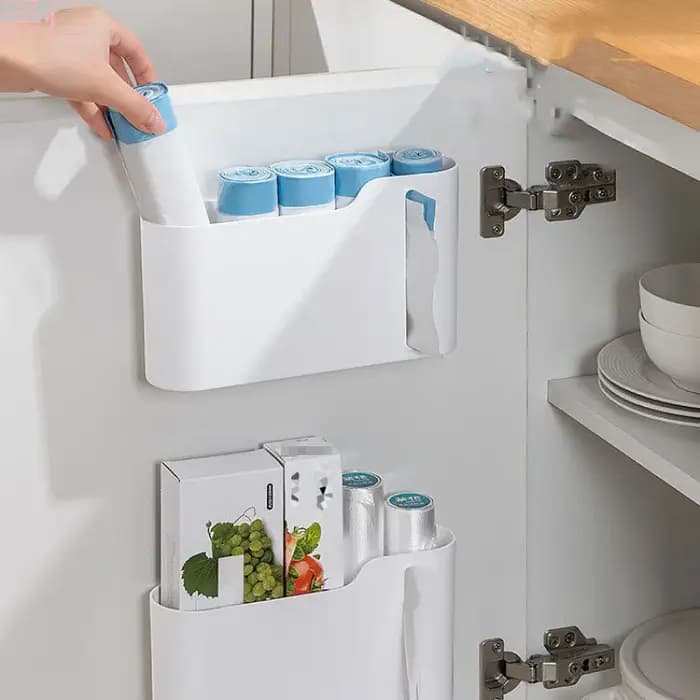 Boîte de rangement de sacs en plastique