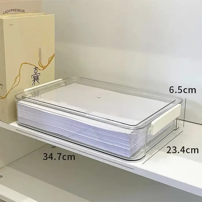 Boîte de rangement empilable en papier