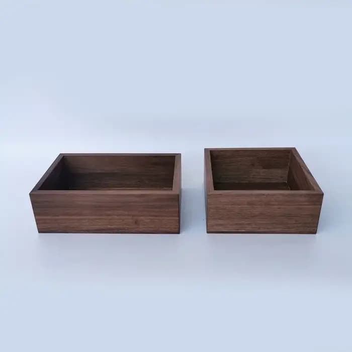 Boîte de rangement cosmétique sans couvercle