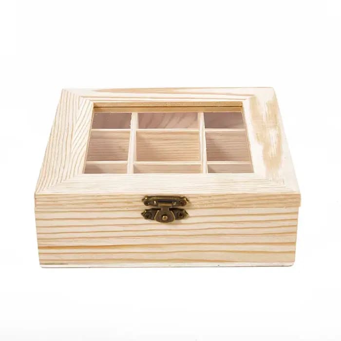 Boîte de rangement à 9 compartiments