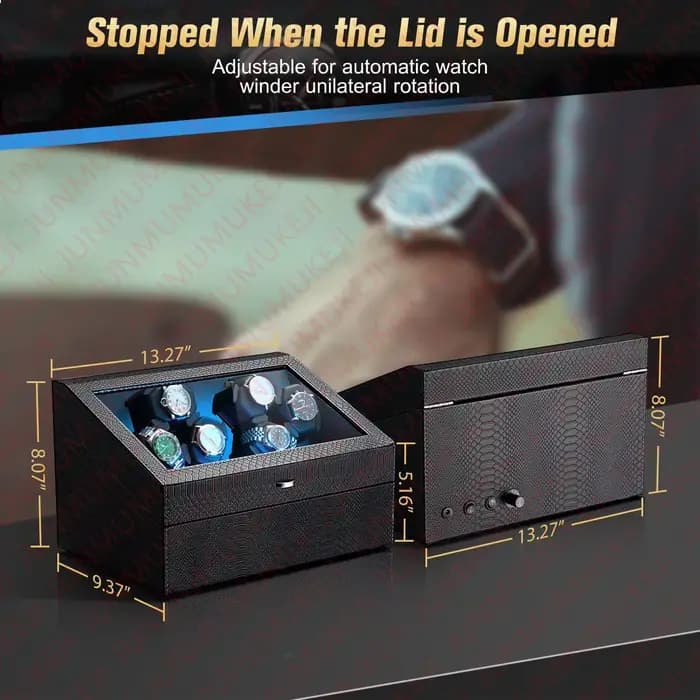 Boîte de remontoir de montre pour montres automatiques