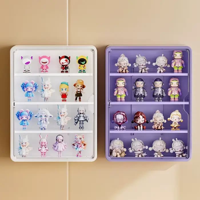 Boîte de rangement murale pour figurines d'action