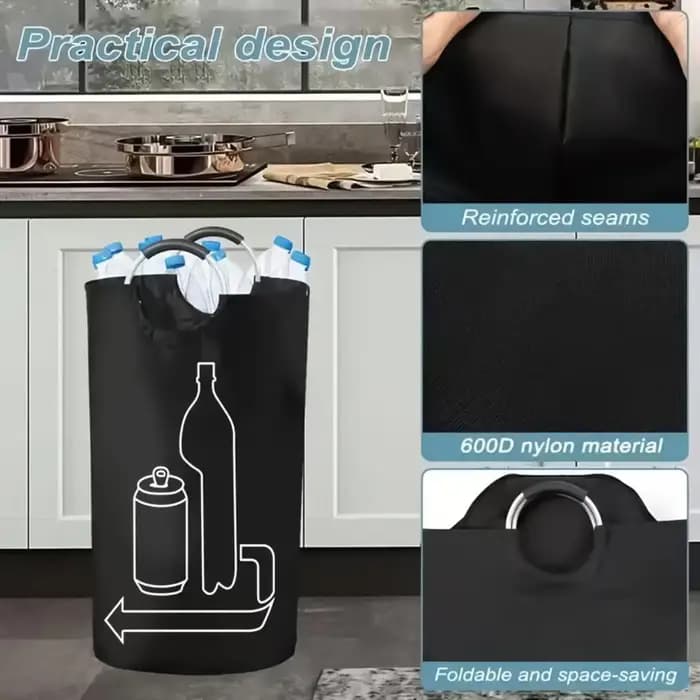 Conteneur de collecte de bouteilles grande capacité 115L
