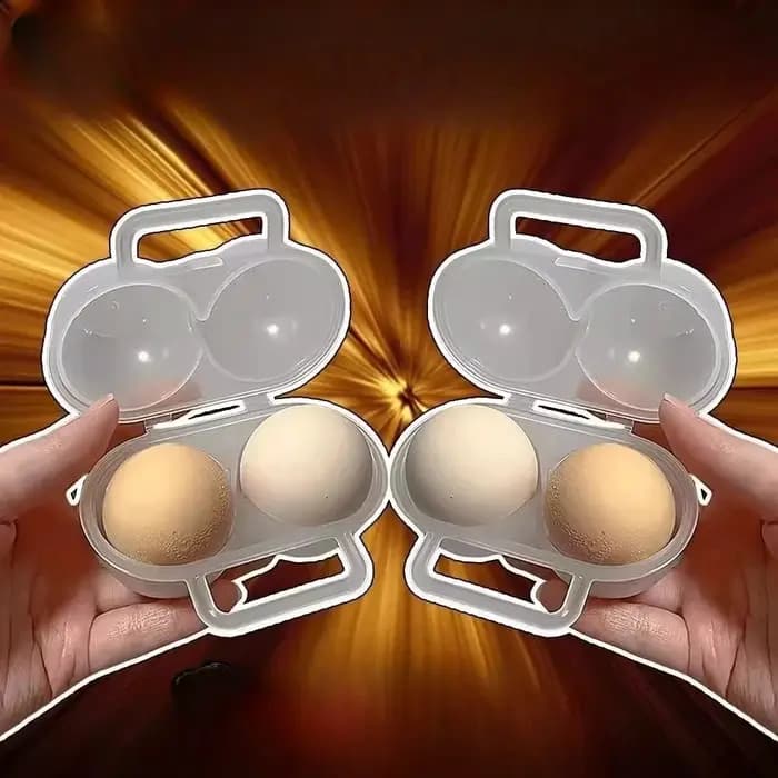 Boîte de rangement pour œufs à double compartiment