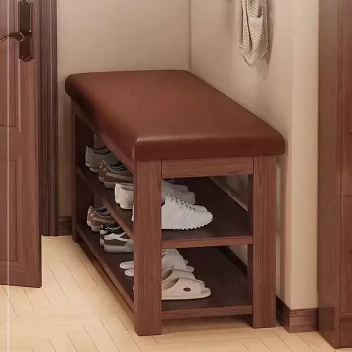 Organisateur de banc, meuble de rangement pour chaussures