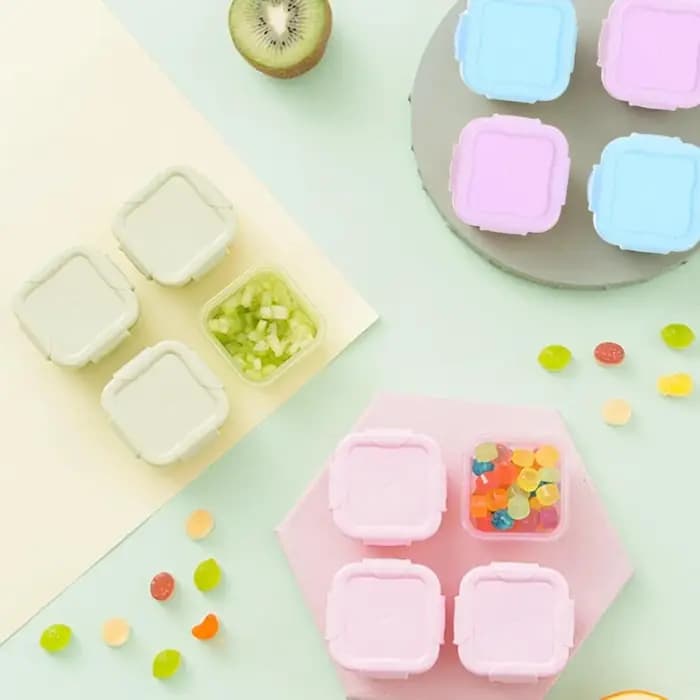 Conteneurs de stockage des aliments avec couvercles hermétiques