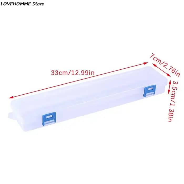 Boîte de rangement en plastique pour pinceaux