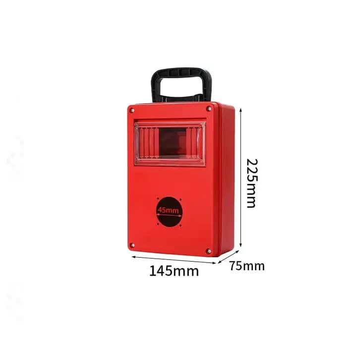 Boîte de distribution électrique portable étanche pour extérieur
