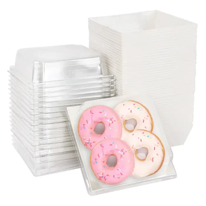 Boîtes à gâteaux et donuts en papier Kraft