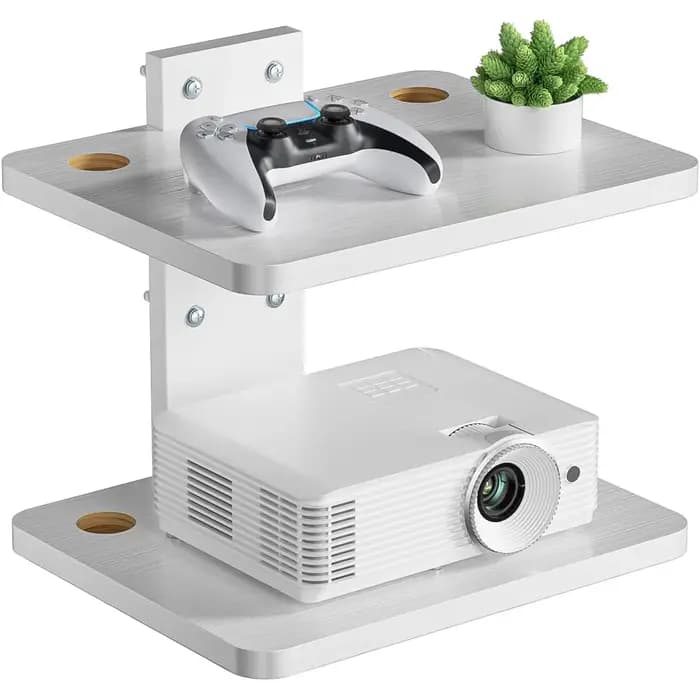 Étagère TV flottante en bois