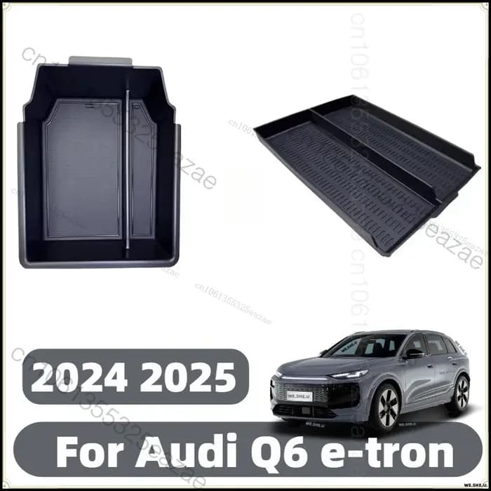 Boîte de rangement pour accoudoir central de voiture Audi Q6 e-tron 2024 2025