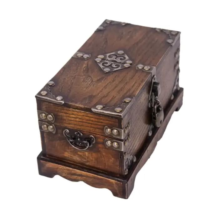 Boîte de rangement en bois