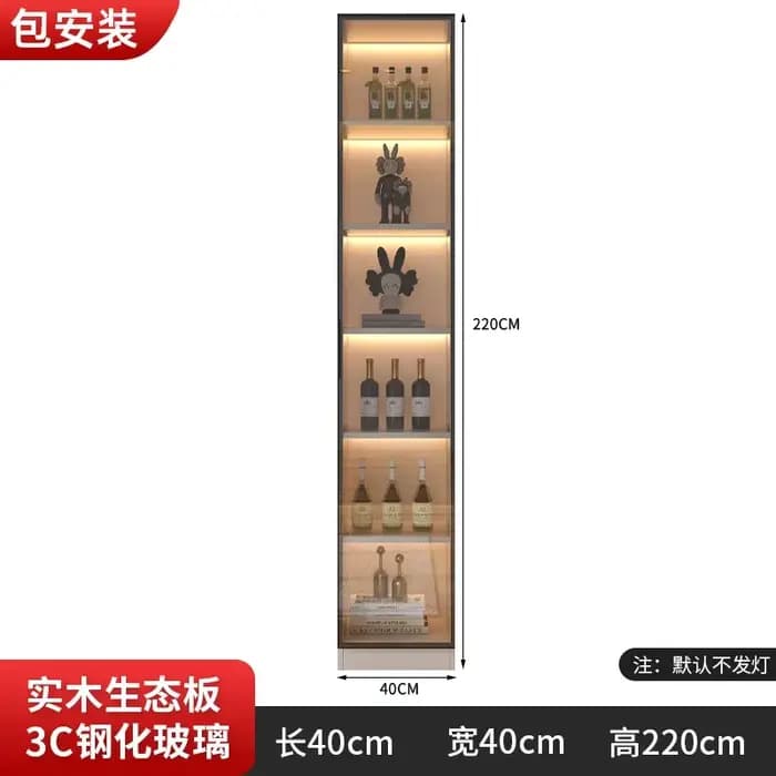 Armoire de cuisine avec portes en verre