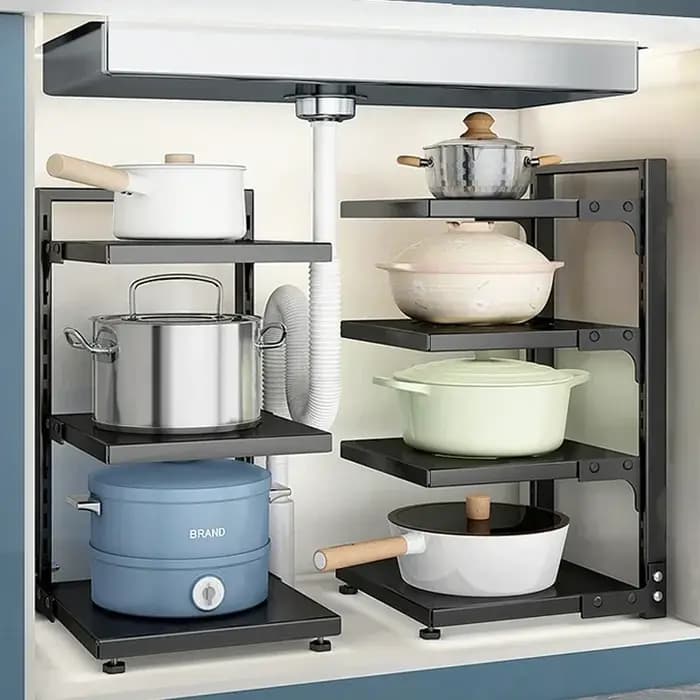 Supports de rangement de cuisine multicouches