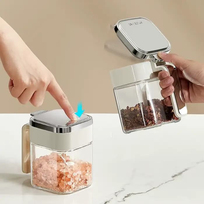 Boîte d'assaisonnement en verre Durable de 380ml