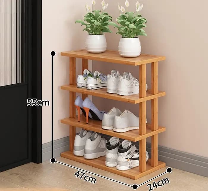 L'artefact de stockage de chaussures multicouche de porte économique pour la maison permet d'économiser de l'espace