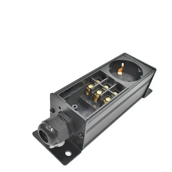 PDU multiprise réseau armoire rack mur desktopConnect les fils vous-même 1-11AC EU avec boîte de jonction