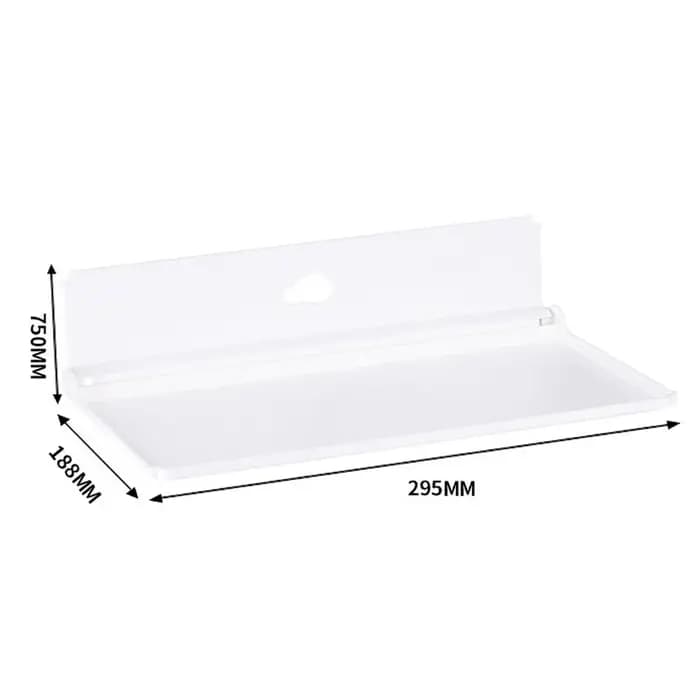 Étagère murale pliable sans perçage